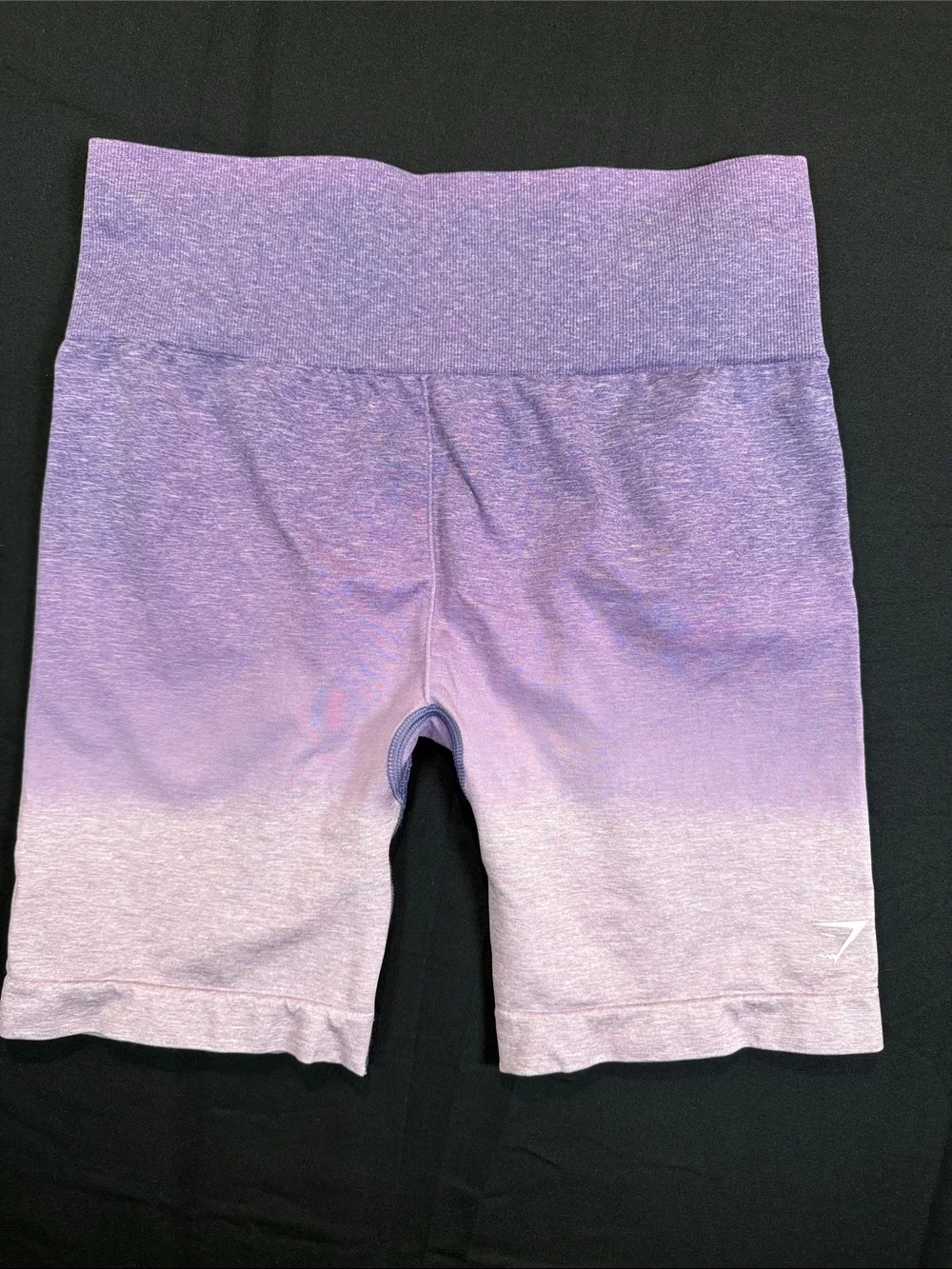 Gymshark Lavender to Light Pink Ombre Seamless Bike Shorts